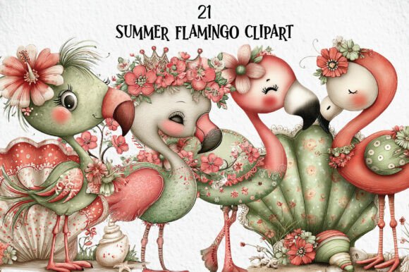 Download Summer Flamingo Clipart - Premium Resources